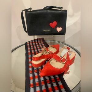 Love Moschino Bag with Heart leather